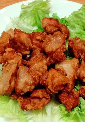 家族をもも肉と思わせた胸肉の唐揚げ-レシピのメイン写真