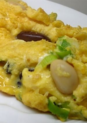 豆入り和風オムレツ-レシピのメイン写真