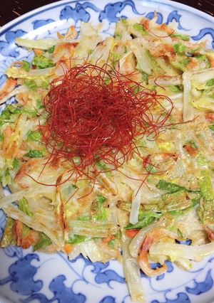 桜えびと白菜のチヂミ-レシピのメイン写真