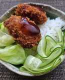 朝食！ランチに！ミニカキフライ丼ぶり！