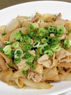 豚肉とメンマの炒め物-レシピのメイン写真