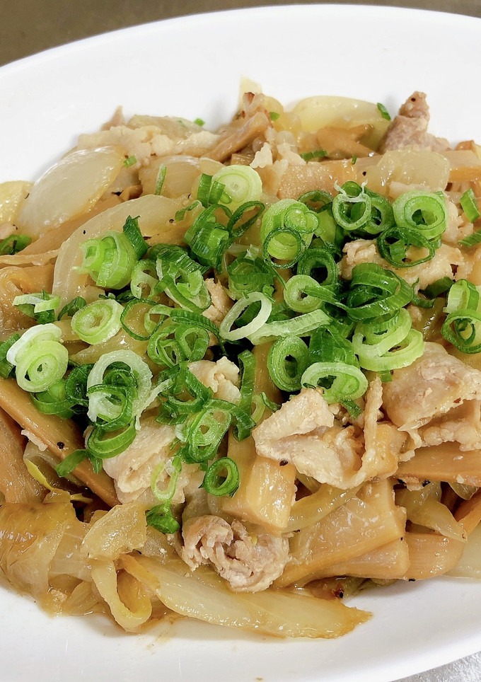 豚肉とメンマの炒め物-レシピのメイン写真