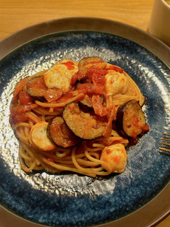 茄子のモッツァレラトマトパスタ-レシピのメイン写真