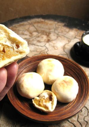 カップヌードルカレー餅パン-レシピのメイン写真