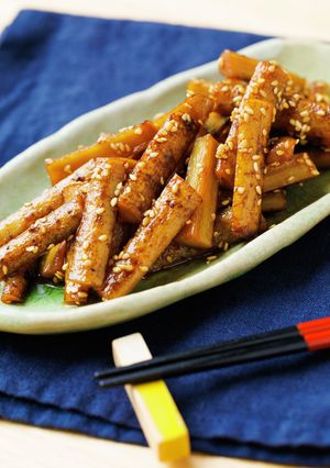 ごぼうの甘酢炒め 常備菜におススメ♪-レシピのメイン写真