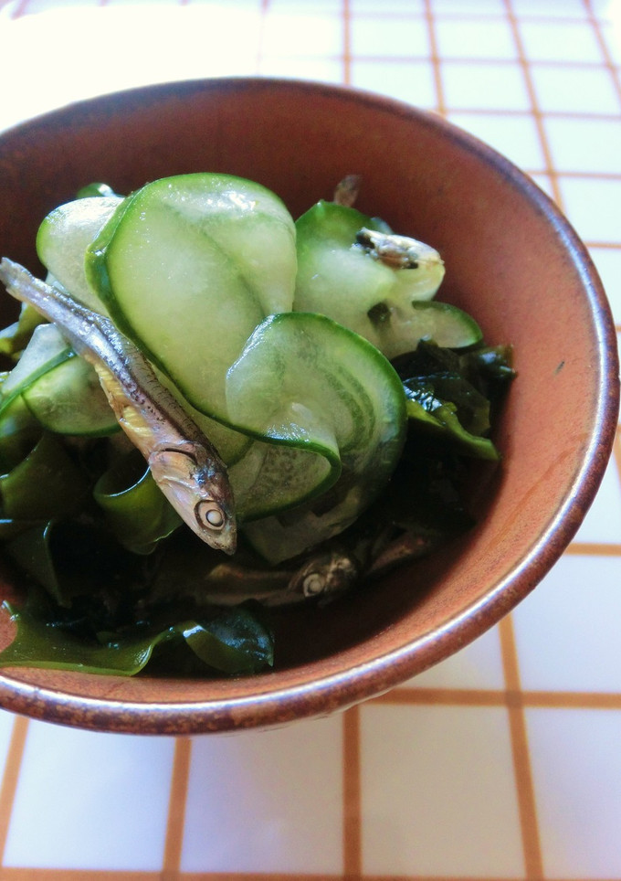 きゅうりと小魚の酢の物*-レシピのメイン写真