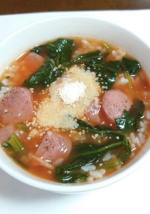 レンジでトマトリゾット風-レシピのメイン写真