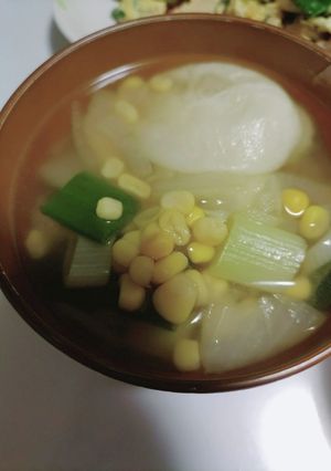 餅入りコンソメスープ-レシピのメイン写真