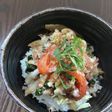 トマト炒め丼