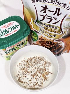 【超!腸活】オールブラン豆乳グルト-レシピのメイン写真
