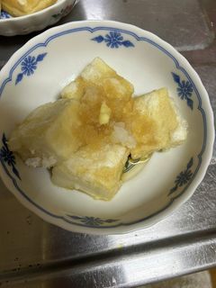 高野豆腐で揚げだし-レシピのメイン写真