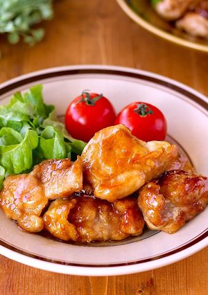 フライパン1つでテリ旨♪ガリバタチキン-レシピのメイン写真