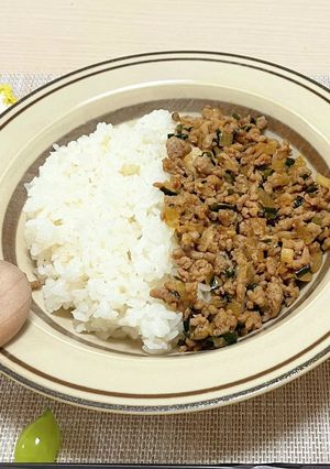 ピリ辛"ガパオライス風"-レシピのメイン写真