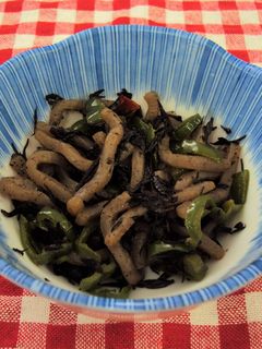 こんにゃくとピーマンのきんぴら-レシピのメイン写真