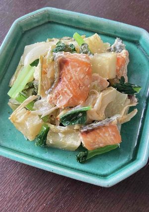 鮭とポテトのマヨ風味焼き-レシピのメイン写真
