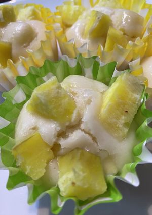 離乳食　親子で食べるさつまいも蒸しパン-レシピのメイン写真