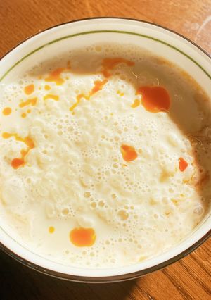 手間を省いた鹹豆漿(シェントウジャン)粥-レシピのメイン写真