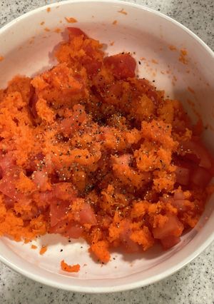 にんじんおろしとトマトのサラダ-レシピのメイン写真