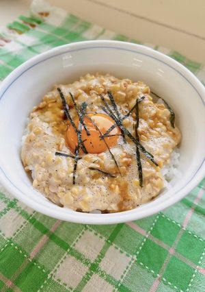 ふわふわ納豆丼-レシピのメイン写真