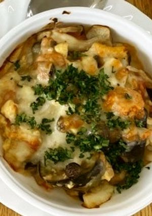 豆腐とトマトのシーフードグラタン-レシピのメイン写真
