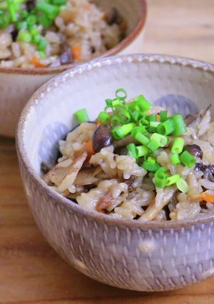 切り餅で☆豚バラときのこの中華おこわ-レシピのメイン写真