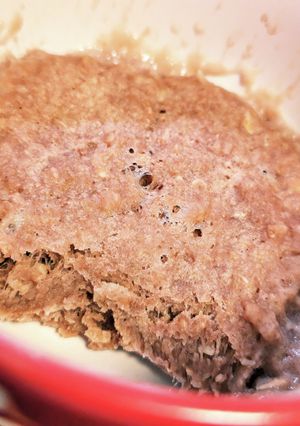 レンジでプロテインパンケーキ-レシピのメイン写真
