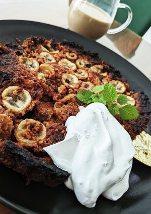 皮の色!?トースターバナナクッキータルト-レシピのメイン写真