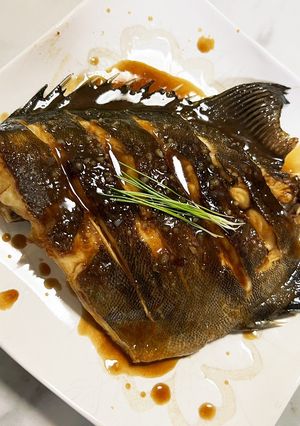 サンバソウ(石鯛)のにんにく醤油ソテー-レシピのメイン写真