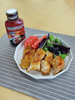 ステーキソースで味付 鶏モモの照り焼き -レシピのメイン写真