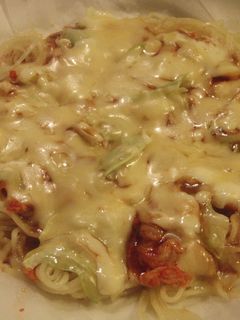 焼きそばピザ-レシピのメイン写真