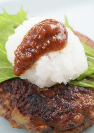 おろしぽん酢麹＆玉ねぎ麹ハンバーグ-レシピのメイン写真