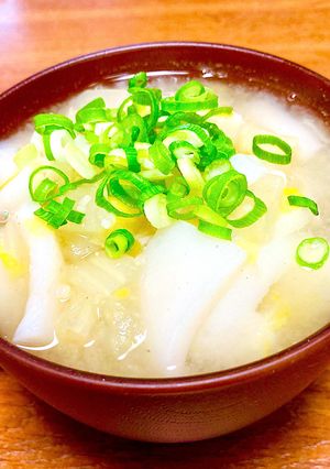 白菜とはんぺんの具沢山味噌汁-レシピのメイン写真
