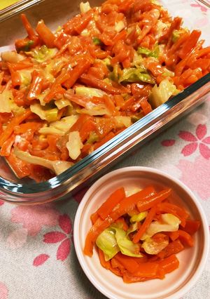 作り置き:人参キャベツのレモン炒め煮-レシピのメイン写真