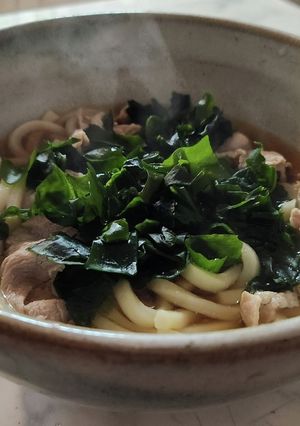 わかめうどん-レシピのメイン写真
