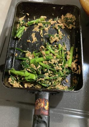 春菊のツナ炒め-レシピのメイン写真