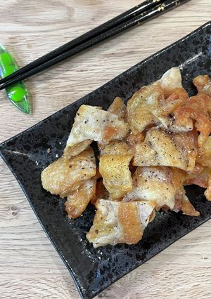 カリッパリッ＊最強おつまみ＊鶏皮せんべい-レシピのメイン写真