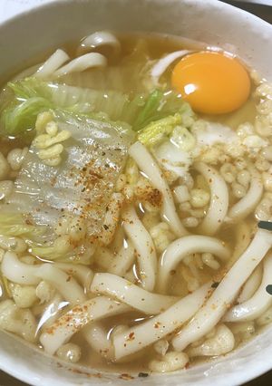 簡単　煮込み卵うどん-レシピのメイン写真