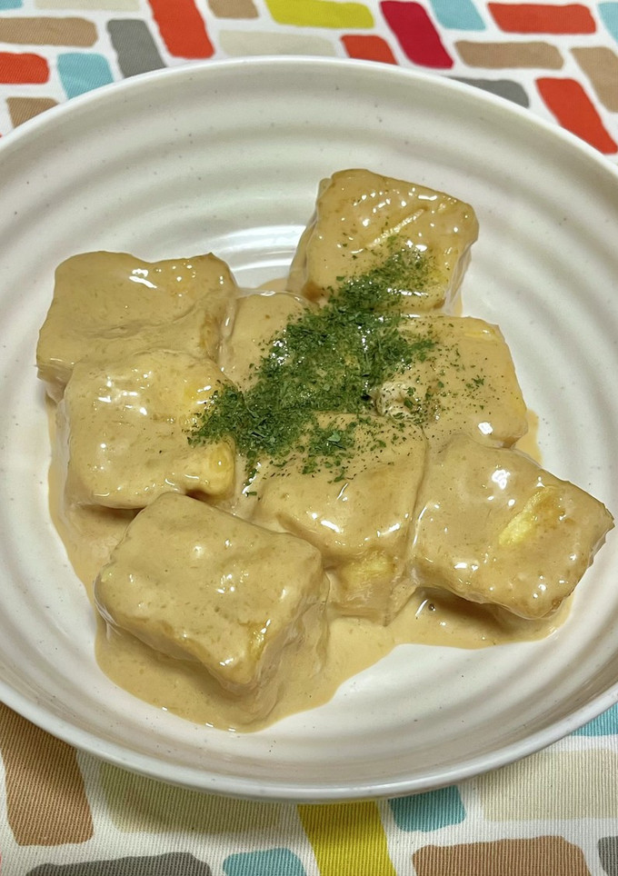 超簡単☆わさびマヨ揚げ出し豆腐♪♪-レシピのメイン写真