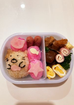 すみっこねこお弁当年長遠足-レシピのメイン写真