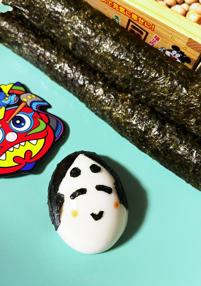 節分に　お多福おかめで福は内^-^-レシピのメイン写真
