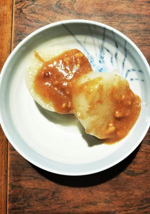 ふろふき大根のピーナッツバター味噌掛け-レシピのメイン写真