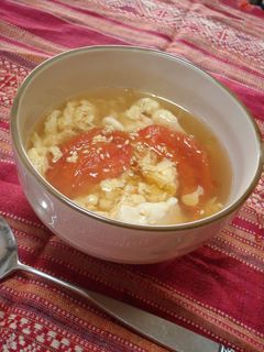 ☆卵とトマトと豆腐のふわふわスープ☆-レシピのメイン写真