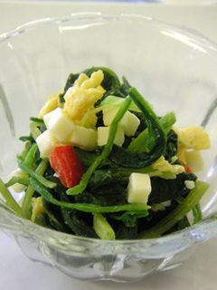 ほうれん草とたまごのバター炒め-レシピのメイン写真