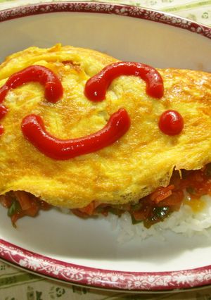 簡単のっけオムライス-レシピのメイン写真