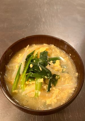 ニラ玉スープ-レシピのメイン写真