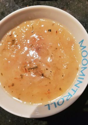 簡単！しけったおせんべいのとろとろスープ-レシピのメイン写真