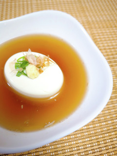 レンジで簡単✤出汁湯豆腐-レシピのメイン写真