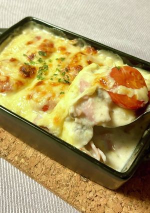 トマトベーコンのドフィノア(グラタン)-レシピのメイン写真
