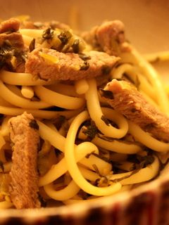 ベーコンと高菜の香ばし和風スパゲッティ-レシピのメイン写真