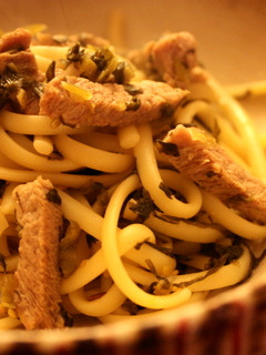 ベーコンと高菜の香ばし和風スパゲッティ-レシピのメイン写真